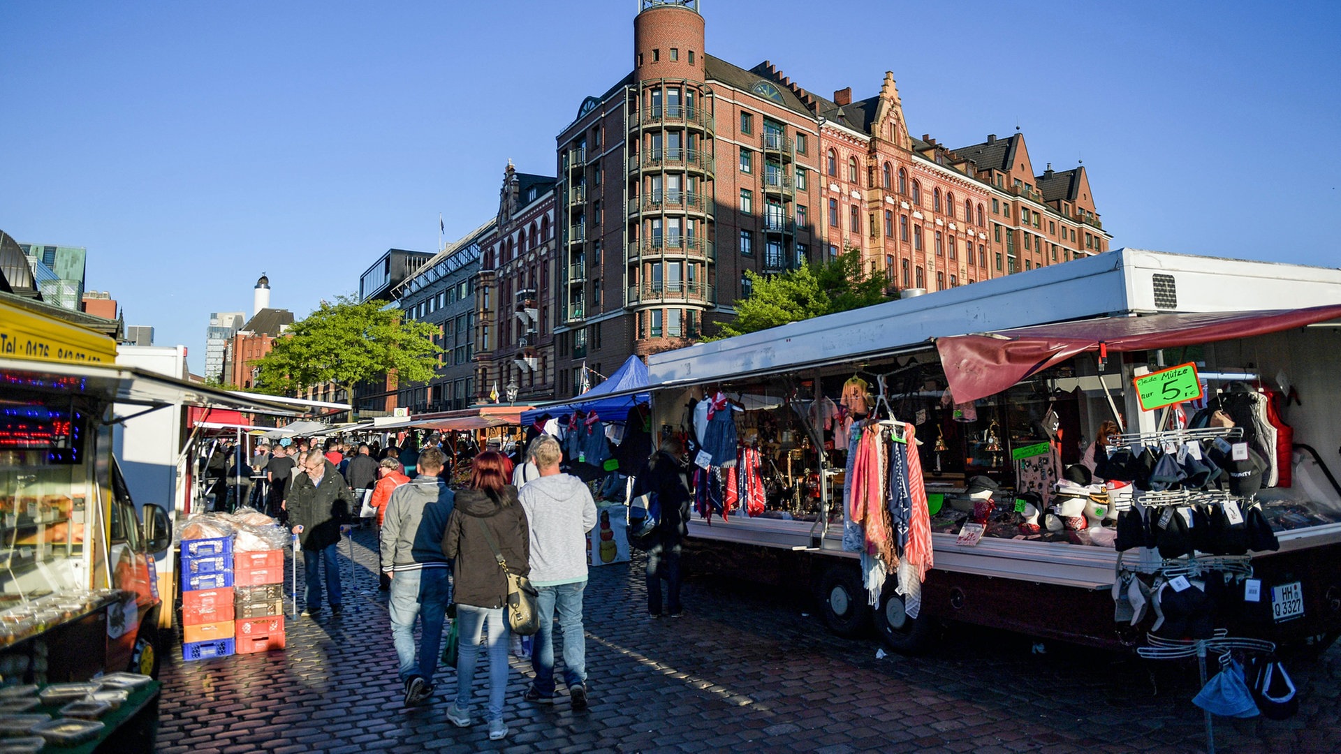 Hamburger Fischmarkt: Verkauf lebender Tiere wird verboten