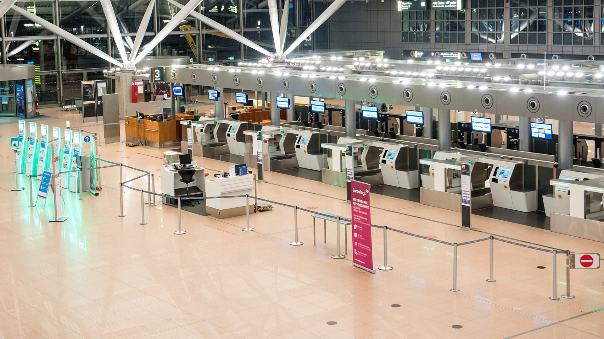 Flughafen Hamburg: Heute wegen Streik keine Abflüge