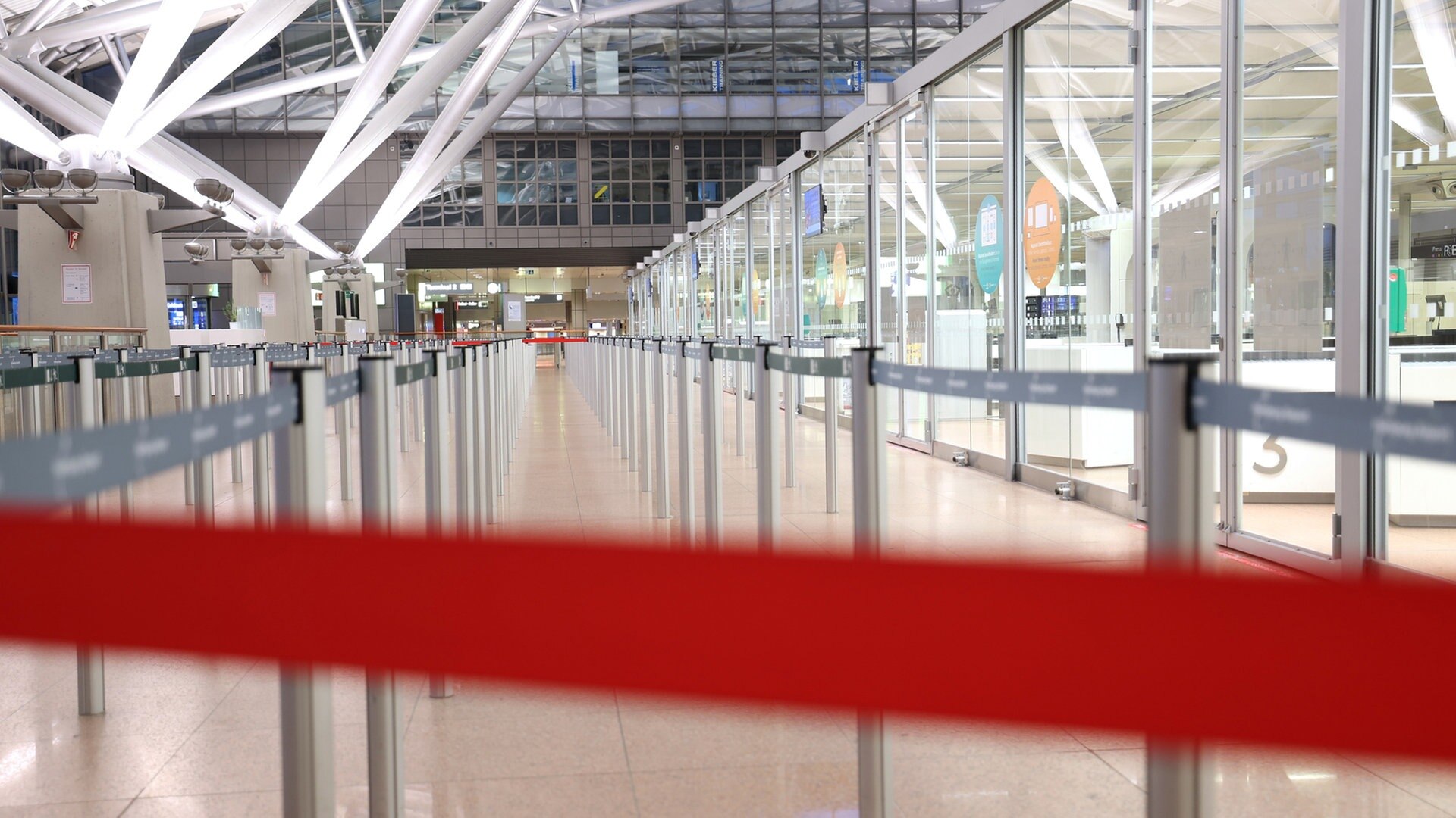 Warnstreik am Flughafen: Keine Flüge ab Hamburg am Montag