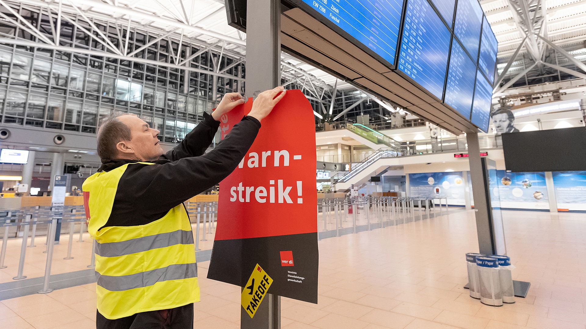 Warnstreik: Heute keine Abflüge am Hamburger Airport