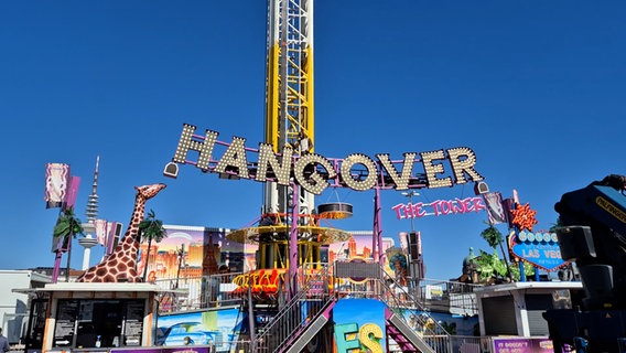 Das Fahrgeschäft "Hangover" auf dem Frühlingsdom. © NDR 