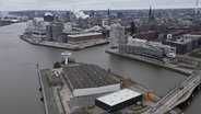 Am Baakenhöft in der Hamburger Hafencity soll die neue Oper gebaut werden. © NDR 