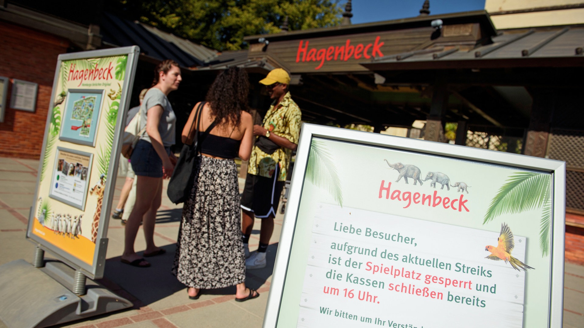 Streik im Hamburger Tierpark Hagenbeck geht in die dritte Woche