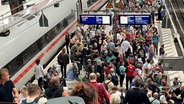 Das Foto zeigt den übervollen Hamburger Hauptbahnhof. © NDR/Christian Baars Foto: Christian Baars