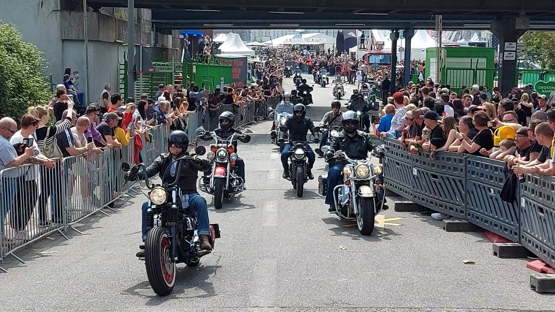 Harley Days in Hamburg: Parade zum Abschluss