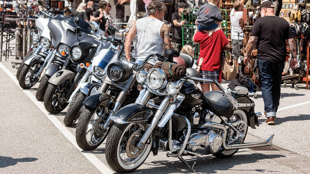 Harley Days in Hamburg: Fest auf dem Großmarkt und Parade