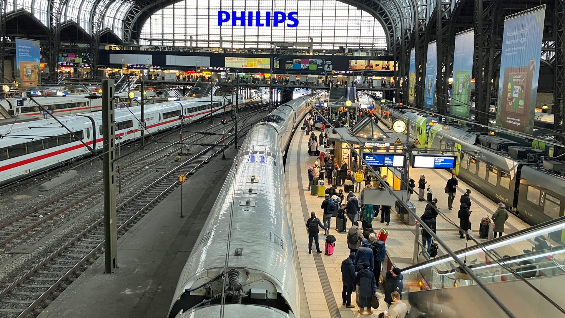 Störung am Hamburger Hauptbahnhof – erst Ausfälle, dann Verspätungen