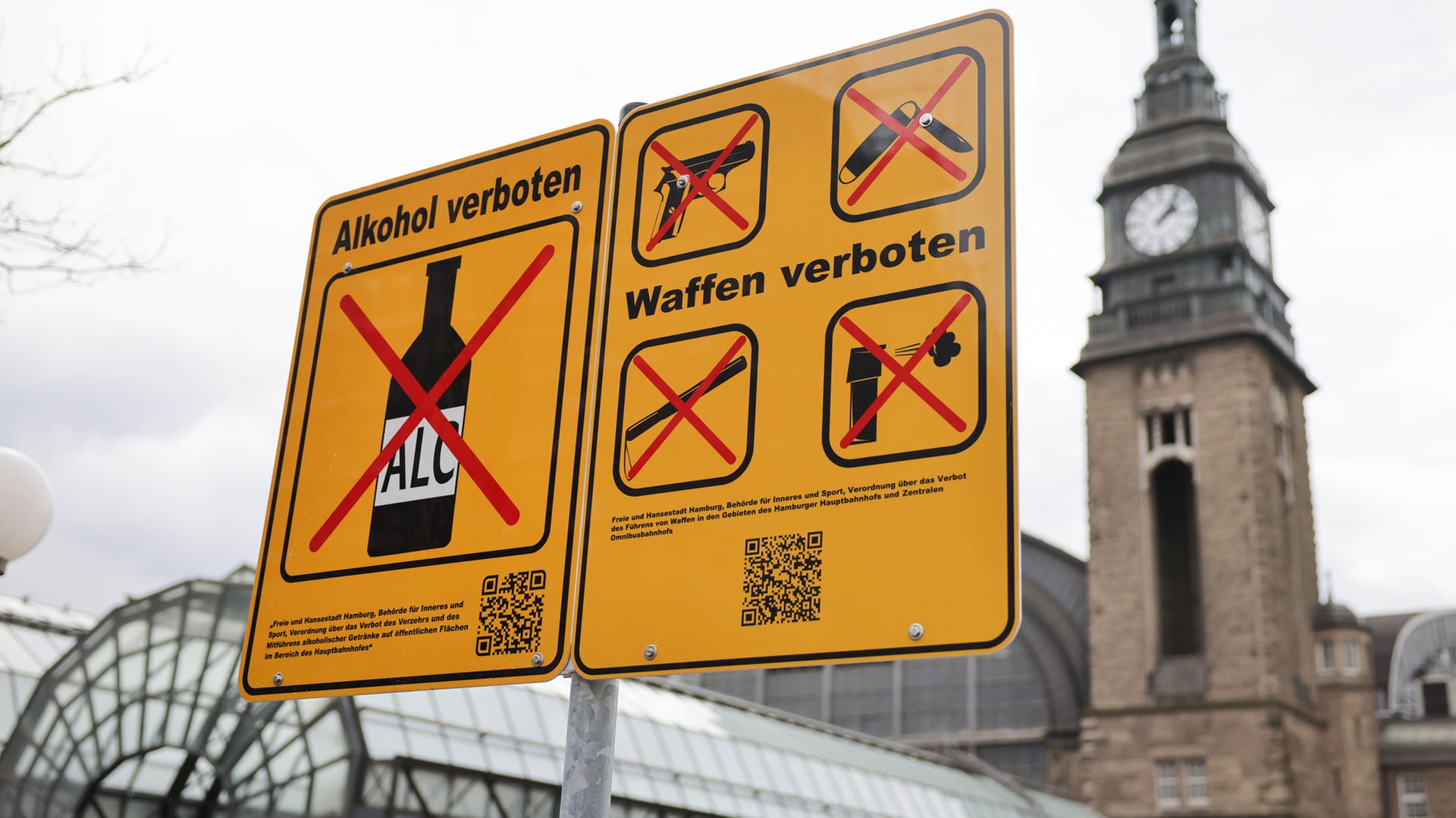 Alkoholkonsum im und am Hamburger Hauptbahnhof verboten