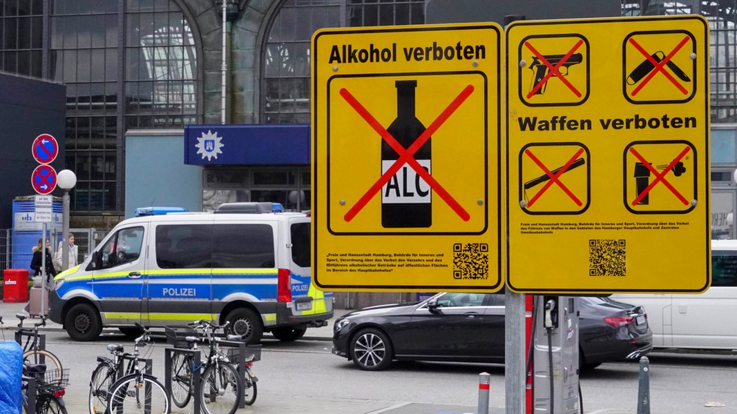 Alkoholverbot im und am Hamburger Hauptbahnhof zeigt Wirkung