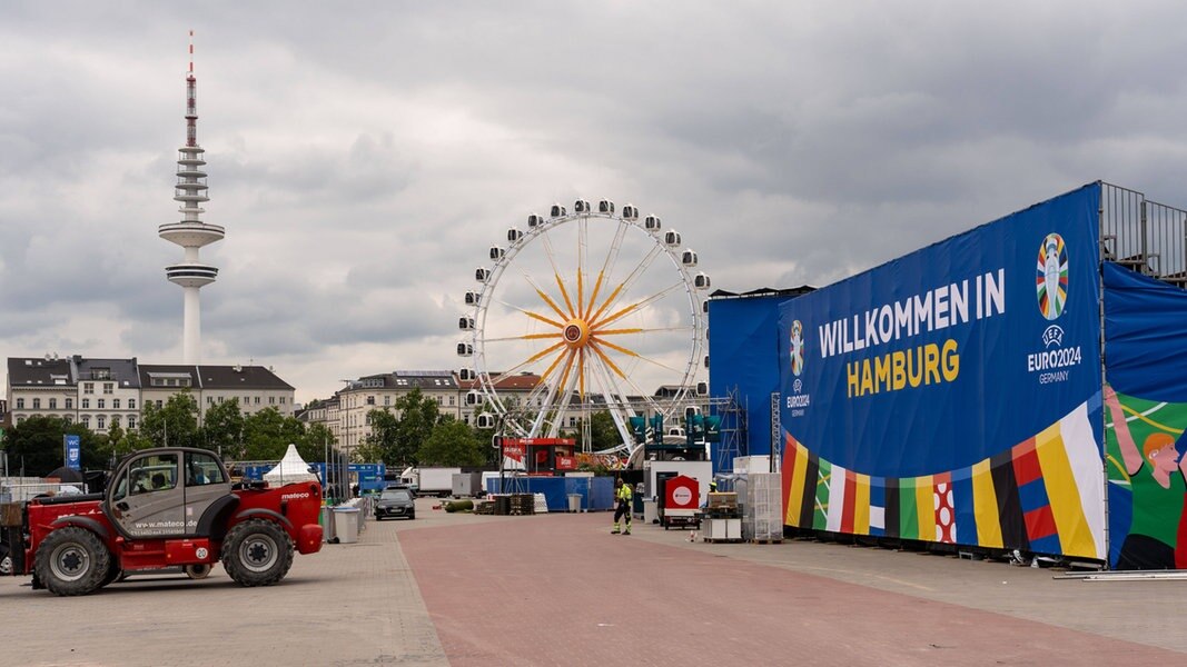 Hamburger Fanfest startet heute mit dem EM-Eröffnungsspiel