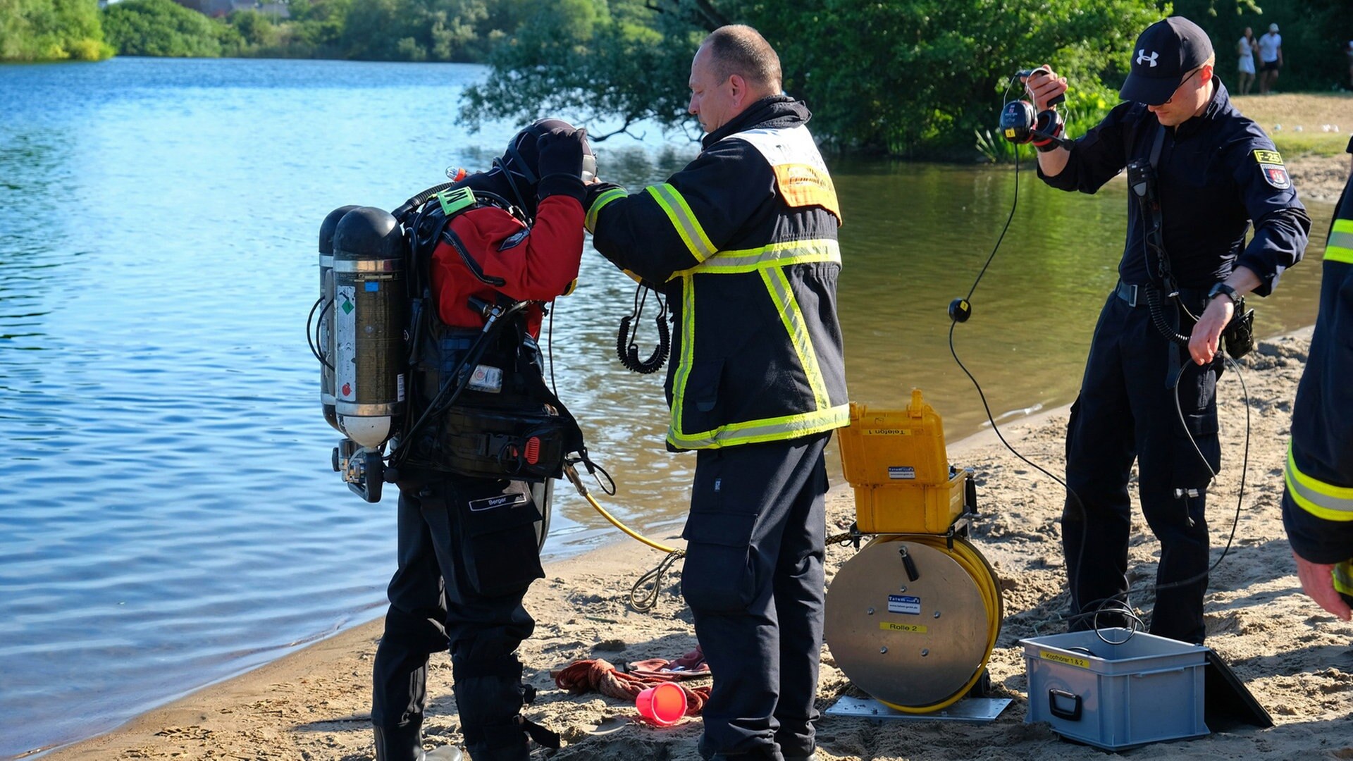 Allermöhe: Mann ertrinkt in Badesee