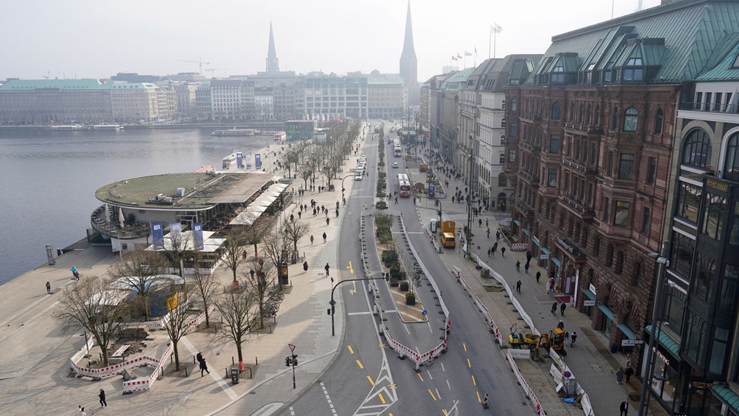 Reconstruction of the Jungfernstieg in Hamburg is progressing | NDR.de – News