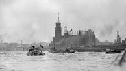 Blick auf den 1875 fertiggestellten Kaiserspeicher im Hamburger Hafen © picture alliance / Caro | Sorge 