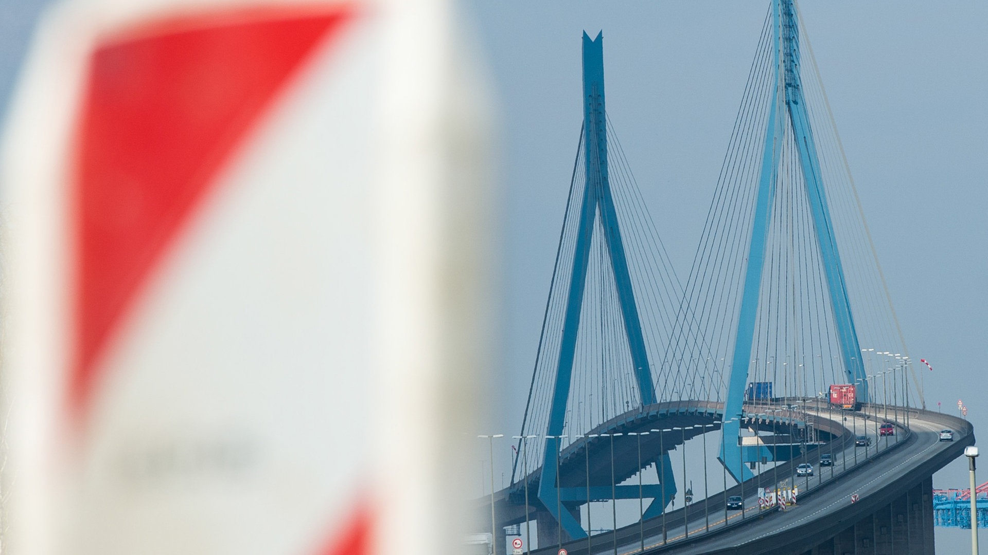 Köhlbrandbrücke ab heute Abend übers Wochenende gesperrt