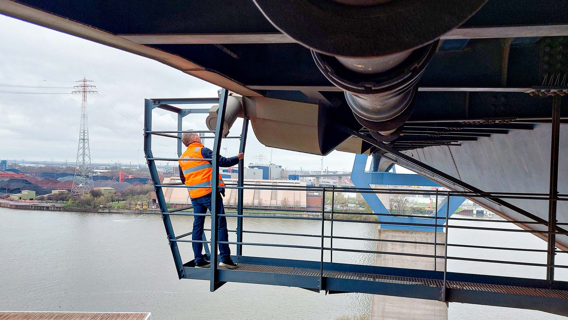 Köhlbrandbrücke: Wirtschaftsbehörde gibt Einblick ins Innere