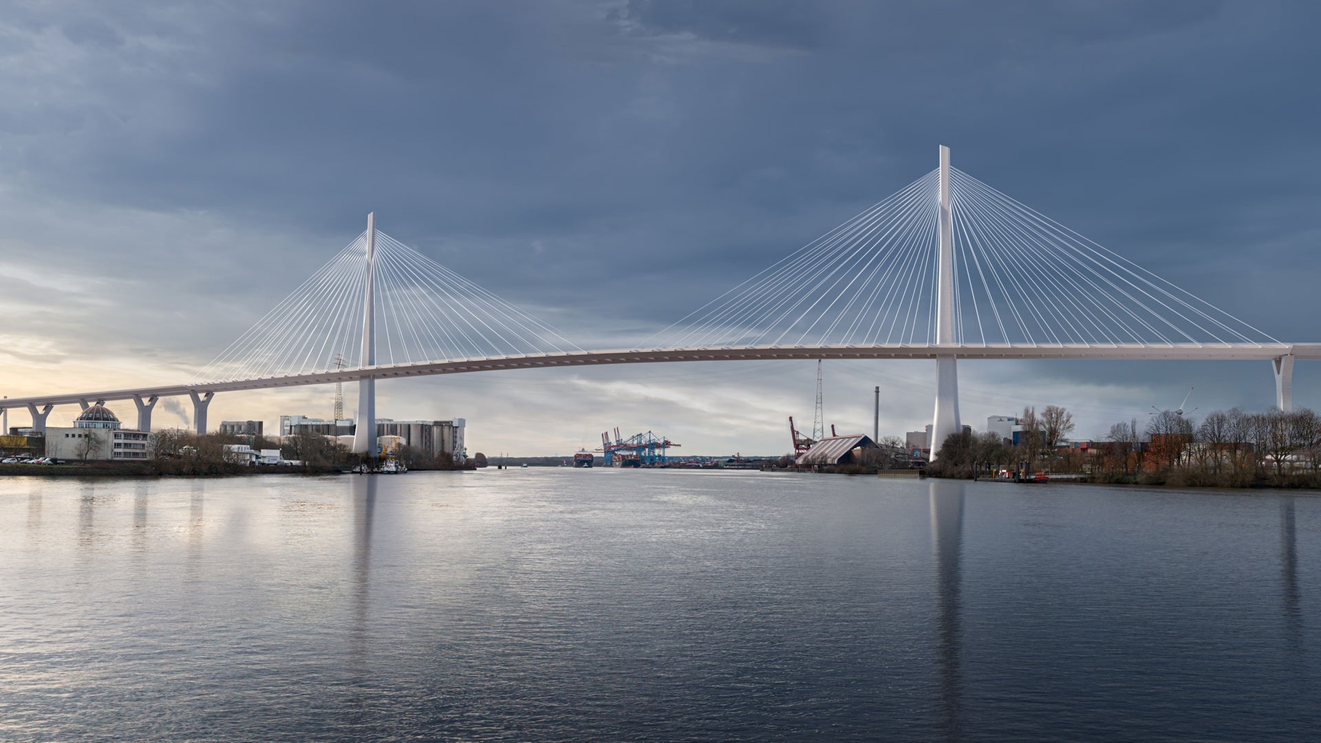 Köhlbrandbrücke: Hamburger Senat beschließt Neubau