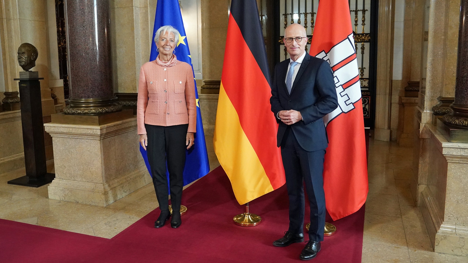 EZB-Präsidentin Lagarde zu Besuch in Hamburg