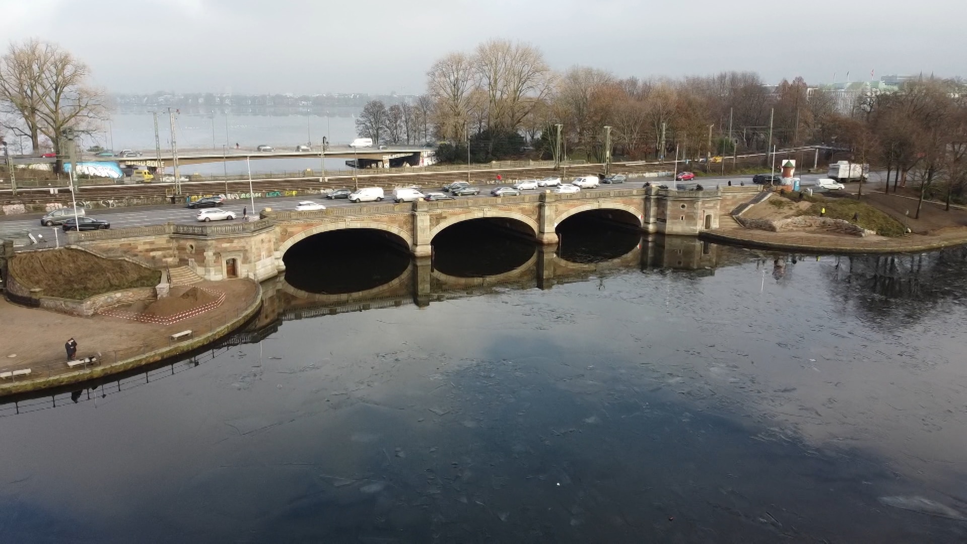 Lombardsbrücke in Hamburg: Sanierung ist auf der Zielgeraden