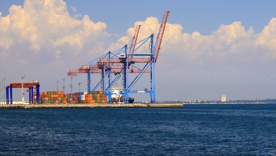 Containerterminal im Hafen von Odessa (Archivfoto von 2023) © IMAGO / Depositphotos 