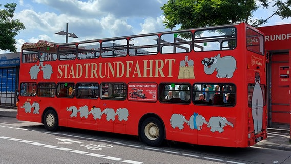 Hamburg hat einen neuen Ottifanten-Bus. © NDR Foto: Screenshot