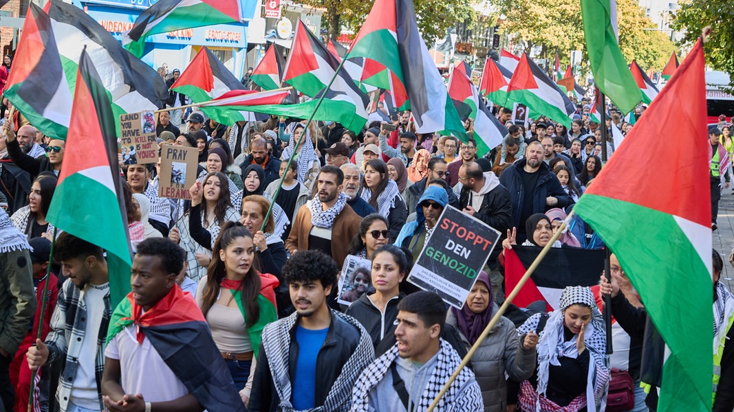 Pro-Palästina-Demonstration in Hamburg überraschend verlängert