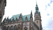 Blick auf das Hamburger Rathaus. © dpa Foto: Marcus Brandt