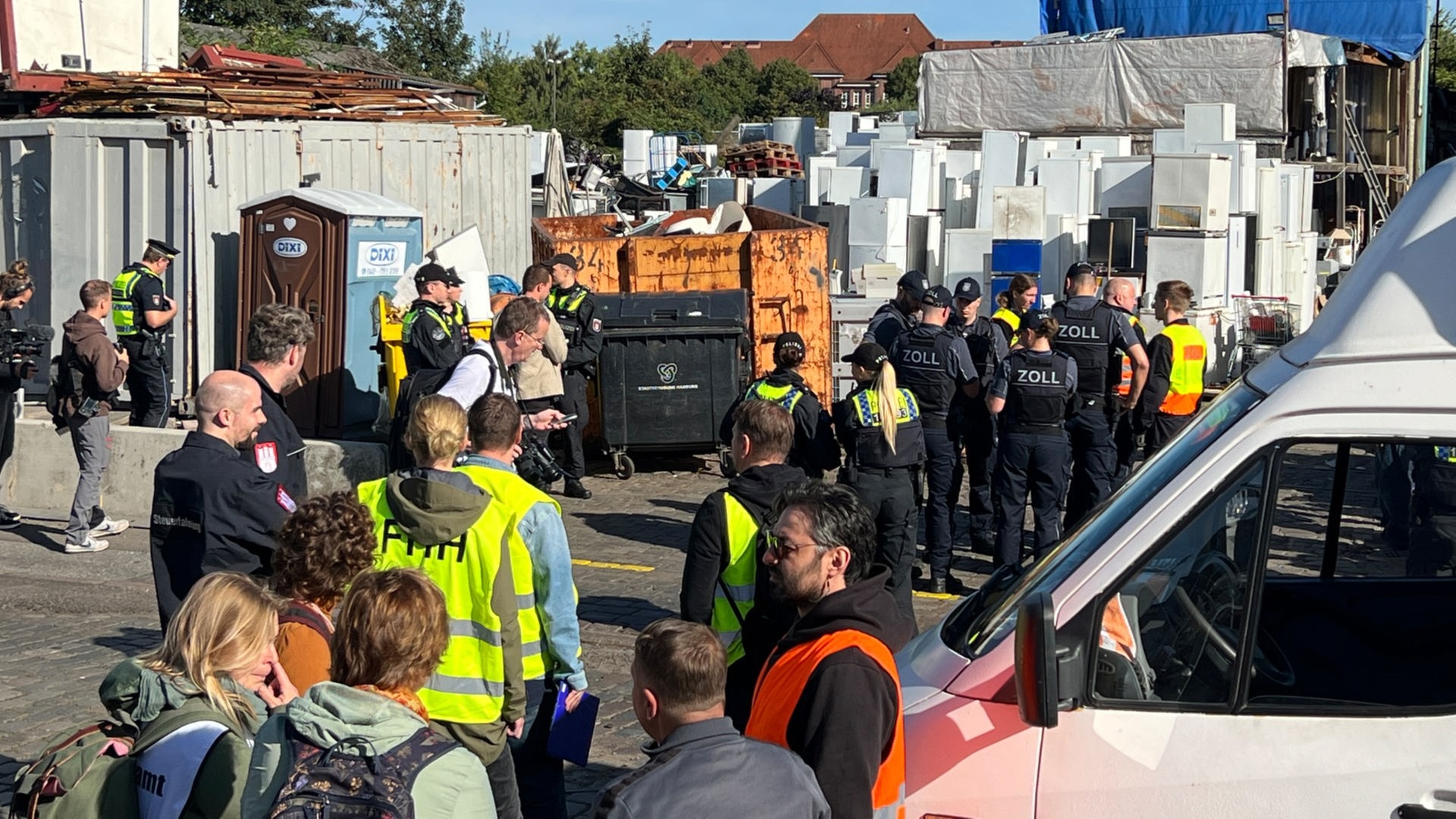 Erneute Razzia in der Billstraße in Hamburg