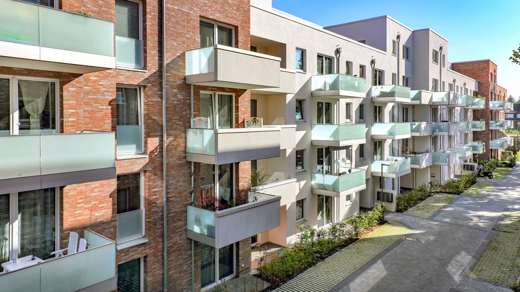SAGA-Wohnungen im Thörlweg in Hamburg-Heimfeld.