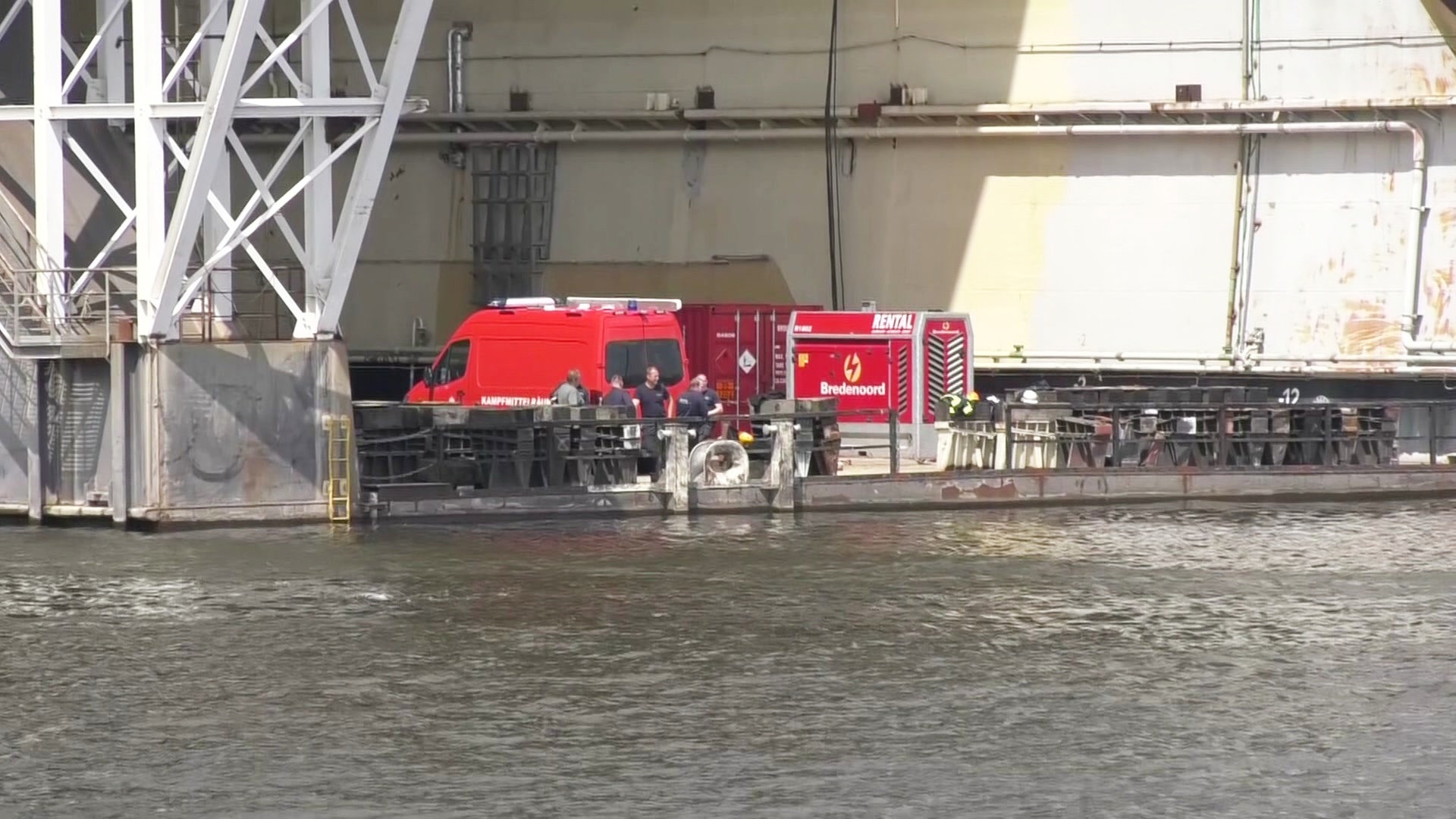 Bombe im Hamburger Hafen erfolgreich entschärft