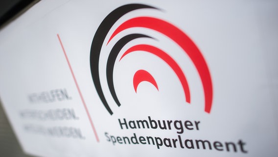 Das Logo vom "Hamburger Spendenparlament". © picture alliance / dpa | Lukas Schulze Foto: Lukas Schulze