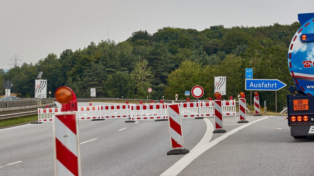 A7 in Hamburg: Total closure for several days from tonight |  NDR.de – News