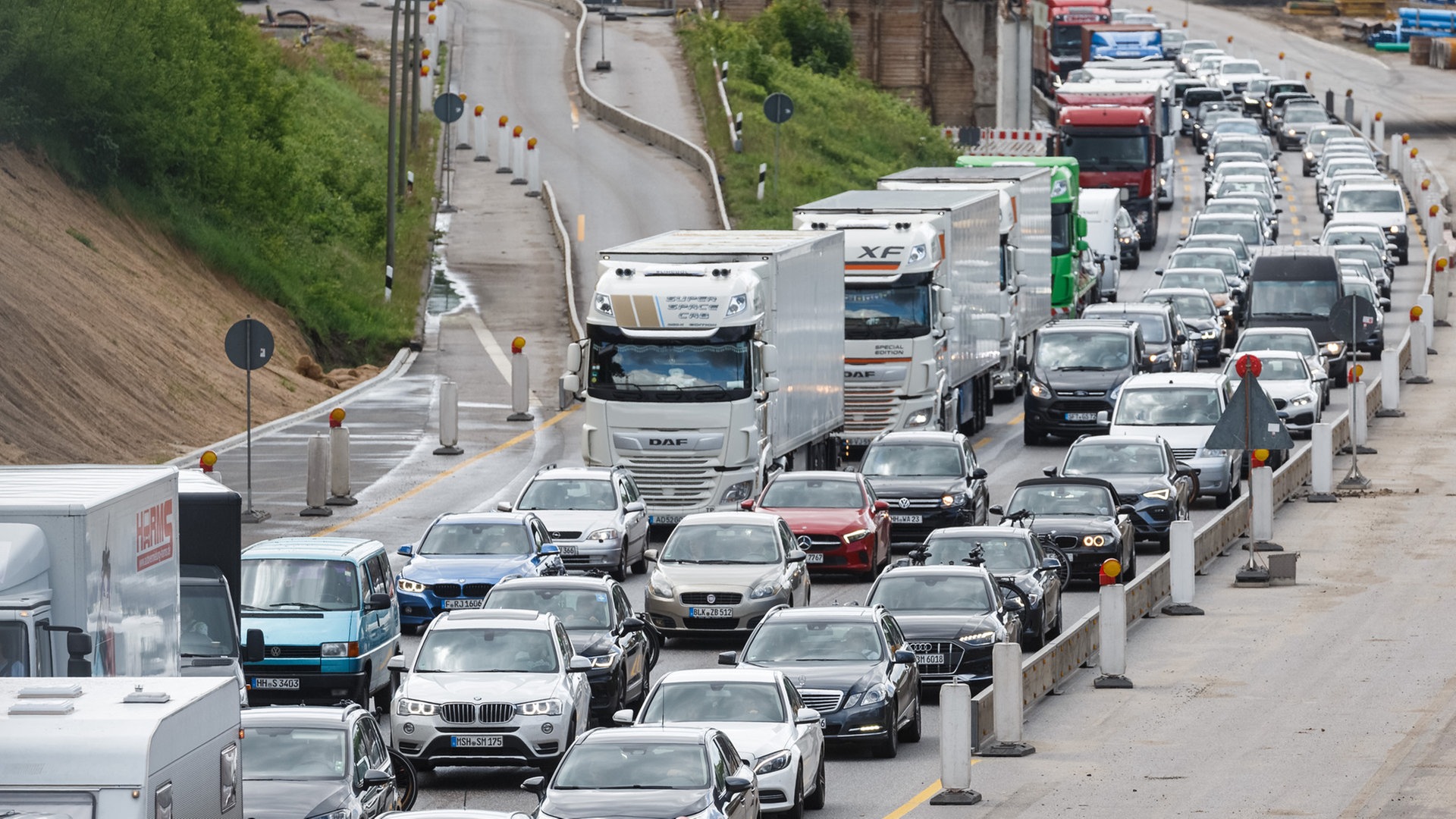 A7 in Hamburg: Ab heute Abend Vollsperrung Richtung Norden