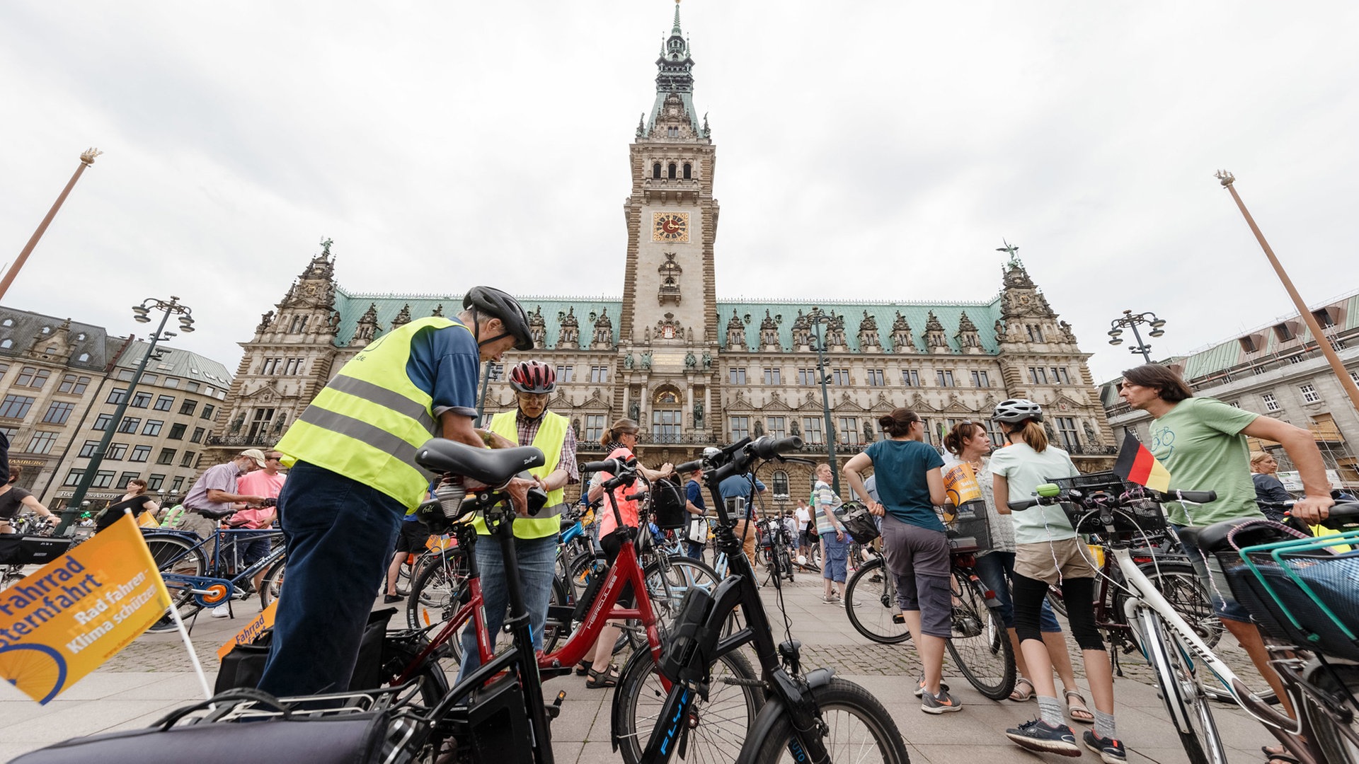 Fahrradsternfahrt in Hamburg: Tausende Teilnehmer erwartet