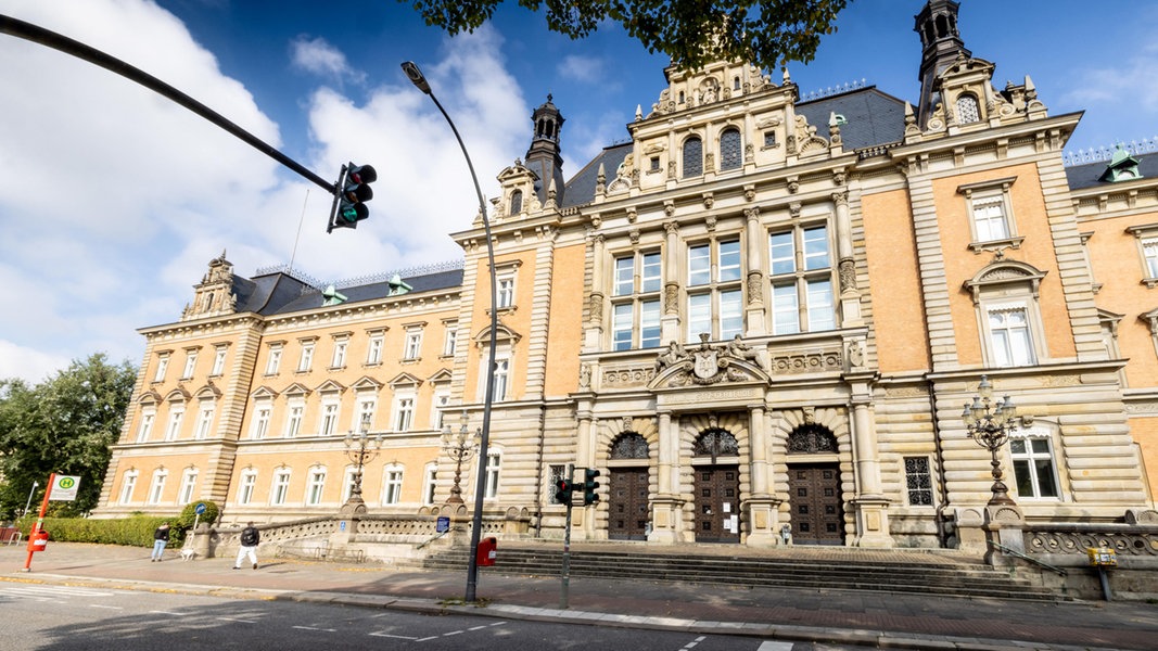 Strafjustizgebäude des Landgericht Hamburg am Sievekingplatz.