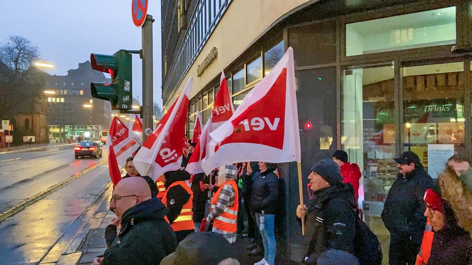 Hochbahn: Kundgebung für mehr Gehalt in Hamburg