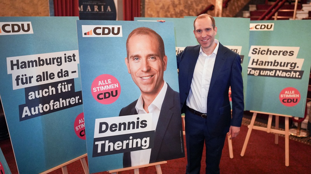 Bürgerschaftswahl: Hamburger CDU präsentiert Plakatkampagne