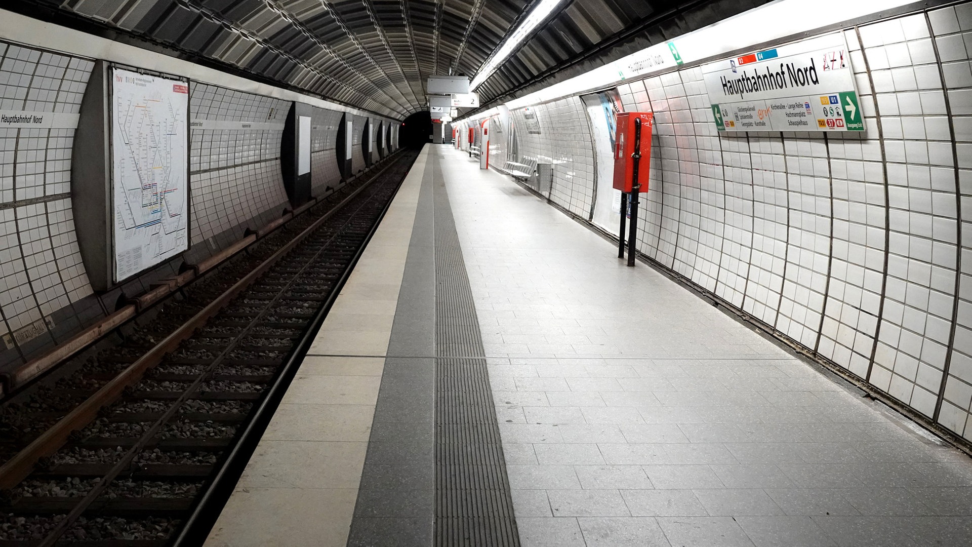 Hochbahn-Streik in Hamburg: Notbetrieb auf der U-Bahnlinie U3