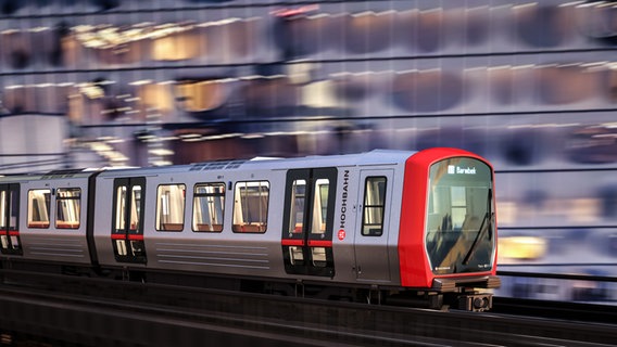 Ein U-Bahn-Waggon der Baureihe DT6. © Hochbahn 