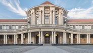 Blick auf das Hauptgebäude der Universität Hamburg. © picture alliance / Westend61 Foto: Kerstin Bittner