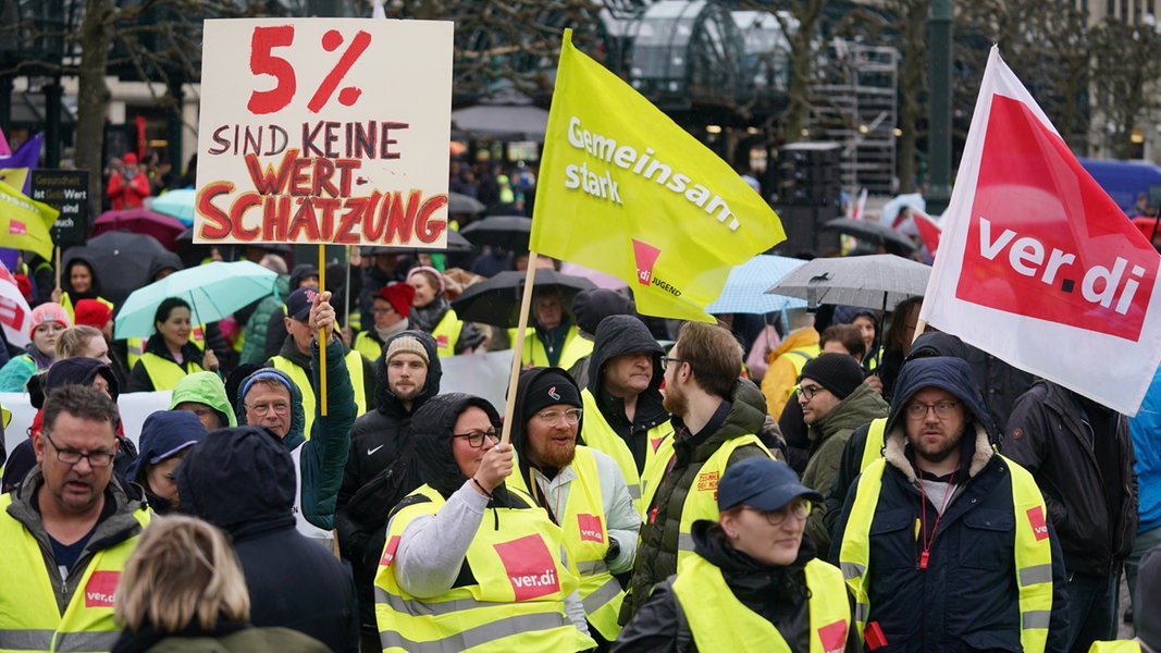 Tarifkonflikt Schwerpunkt der Warnstreiks dieses Mal in Hamburg NDR