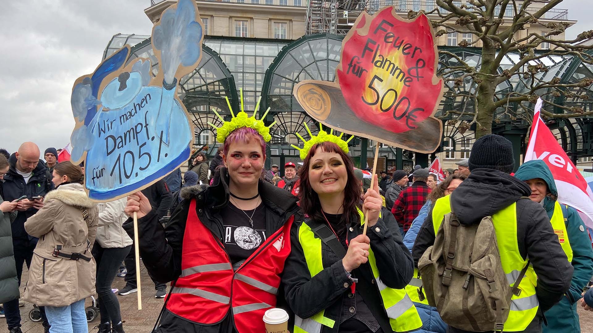 Warnstreik-Tag: Was in Hamburg heute alles lahmgelegt wird