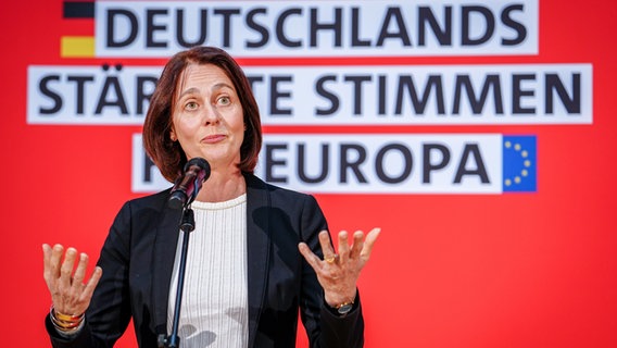 Katarina Barley, SPD-Spitzenkandidatin für die Europawahl und Mitglied des Europäischen Parlaments. © picture alliance/dpa Foto: Kay Nietfeld