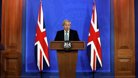 Boris Johnson ist der Chef von der Regierung von Großbritannien © Matt Dunham 
