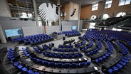 Plenarsaal des Deutschen Bundestages © Bernd von Jutrczenka/dpa 