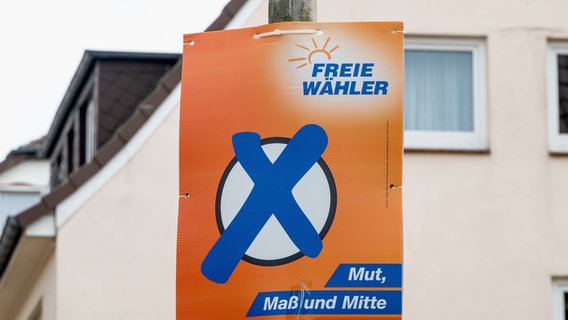Wahlplakat der Freien Wähler zur Europawahl 2024 © picture alliance / SULUPRESS.DE | Torsten Sukrow / SULUPRESS.DE 