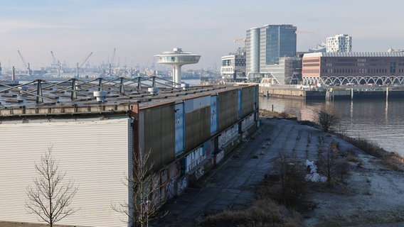 Hamburg: Blick auf das Baakenhöft Gelände © Christian Charisius/dpa Foto: Christian Charisius