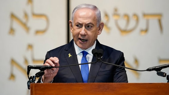 Der israelische Premierminister Benjamin Netanjah © AP/dpa Foto: Jose Luis Magana