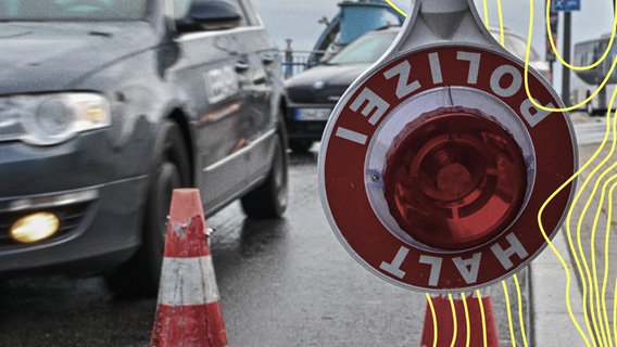 Die Bundespolizei kontrolliert den Einreiseverkehr am deutsch-polnischen Grenzübergang Stadtbrücke zwischen Frankfurt (Oder) und Slubice. © picture alliance Foto: Patrick Pleul