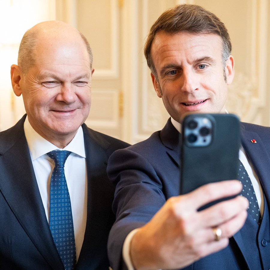 Scholz und Macron reden über Umgang mit Trump