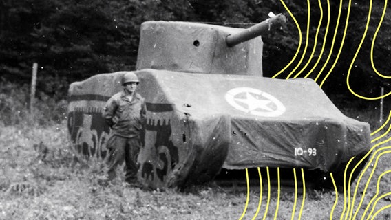 Die Panzer-Attrappe M4 Sherman. © The Ghost Army Legacy Project 